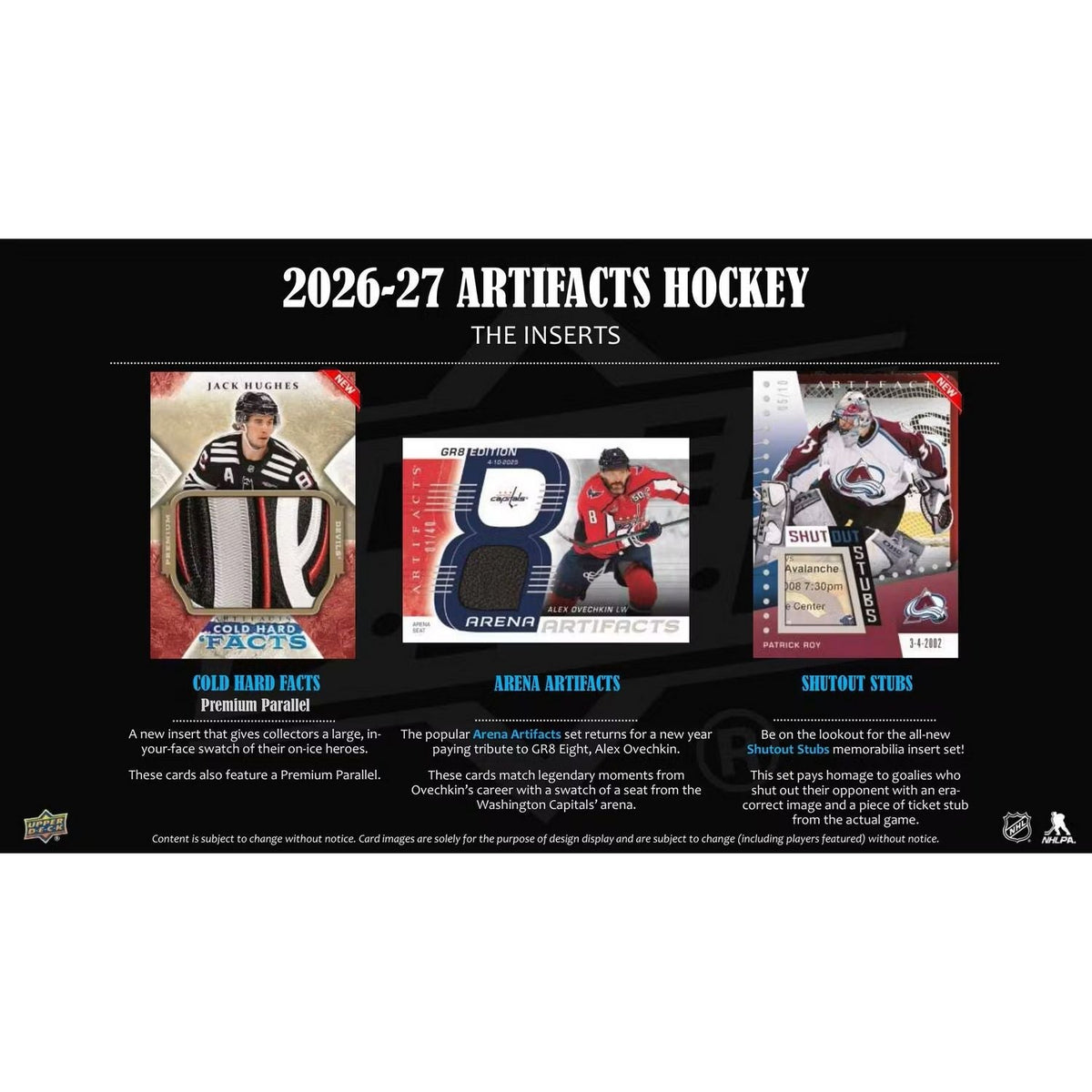 2026-27 Upper Deck Artifacts Hockey Hobby Box *Contact Us To Order*