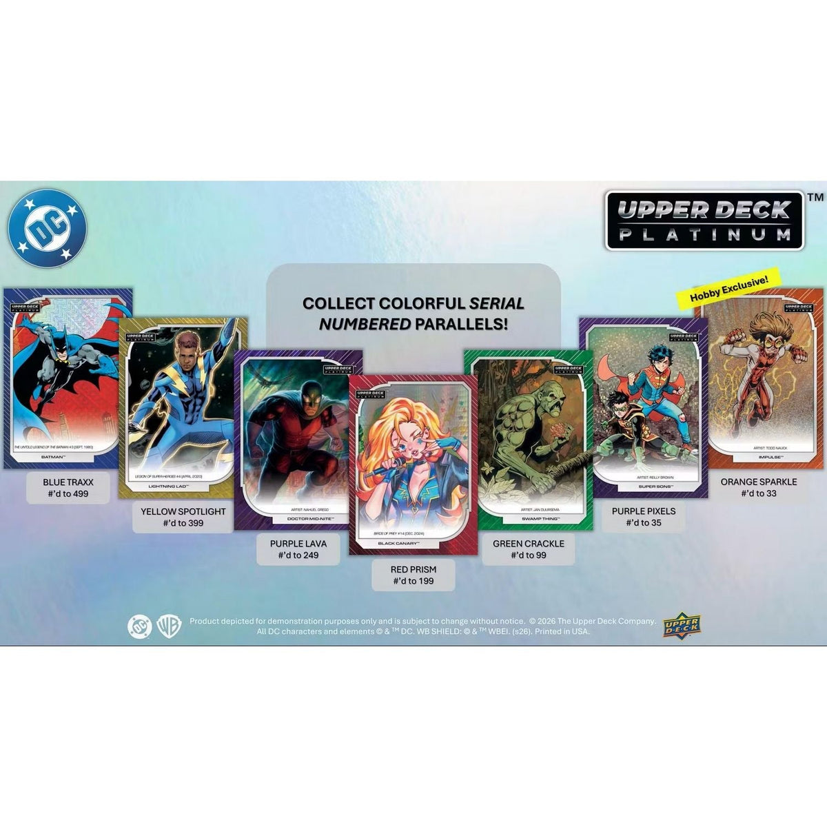 2026 Upper Deck DC Platinum Hobby Box *Contact Us To Order*