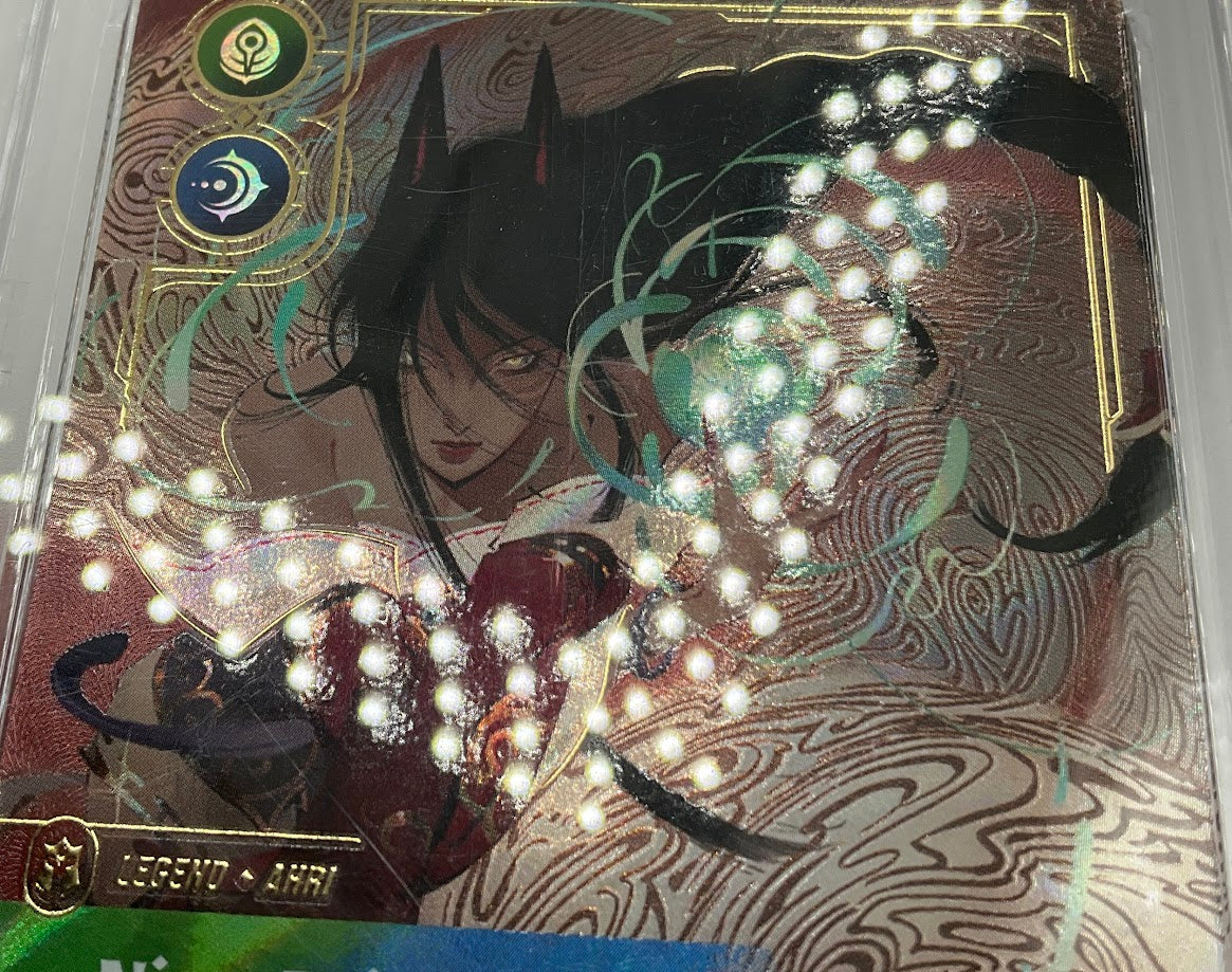 Ahri Nine-Tailed Fox Riftbound Overnumber #303 PSA 10