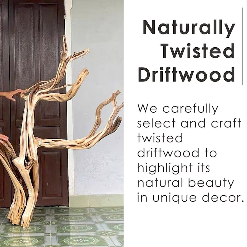 Aurenroot Corner Tree Branch Bookcase Handcarved Solid Wood Wall Mount