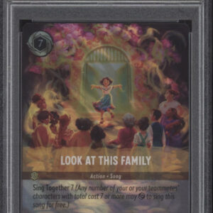 Look at this Family Disney Lorcana Ursula's Return Enchanted #207 PSA 10