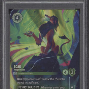 Scar Disney Lorcana Shimmering Skies Enchanted #212 PSA 10