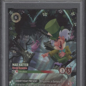Mad Hatter Unruly Eccentric Disney Lorcana Archazia's Island Enchanted PSA 10