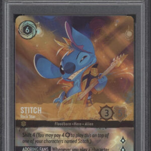 Stitch Rock Star Disney Lorcana Promo Set Championship Prize #30 PSA 9
