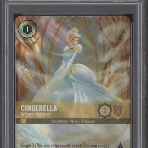 Cinderella Disney Lorcana Rise of the Floodborn Enchanted #205 PSA 9
