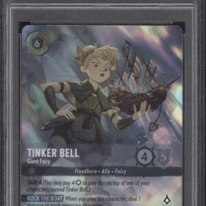 Tinker Bell Disney Lorcana The First Chapter Enchanted #216 PSA 9