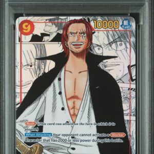 2024 ONE PIECE PRB01-PREMIUM BOOSTER -ONE PIECE CARD THE BEST- #120 SHANKS MANGA ALTERNATE ART PSA 10