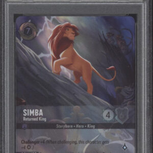 Simba Returned King Disney Lorcana The First Chapter Enchanted #215 PSA 10