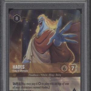 Hades King of Plympus Disney Lorcana The First Chapter Enchanted #205 PSA 10