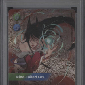Ahri Nine-Tailed Fox Riftbound Origins Overnumber #303 PSA 10