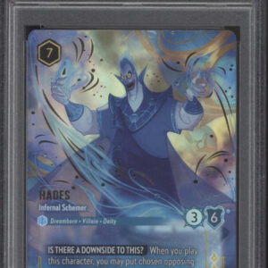 Hades Infernal Schemer Disney Lorcana Fabled Enchanted #237 PSA 10