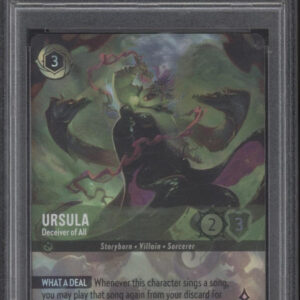 Ursula Deceiver of All Disney Lorcana Into the Inklands Enchanted #212 PSA 10