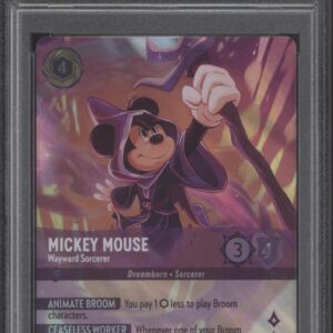 Mickey Mouse Disney Lorcana The First Chapter Enchanted #208 PSA 9