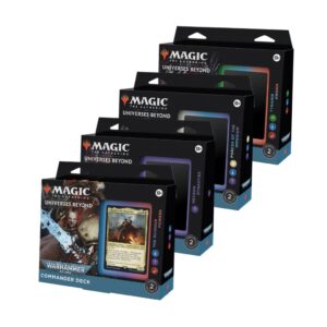 MTG - WARHAMMER 40,000 COMMANDER DECK - SET OF 4 DECKS